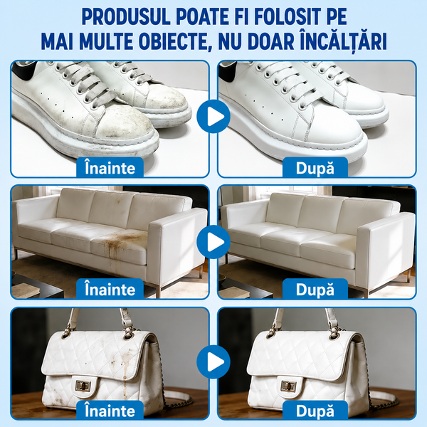 Crema Magică pentru Pantofi Albi